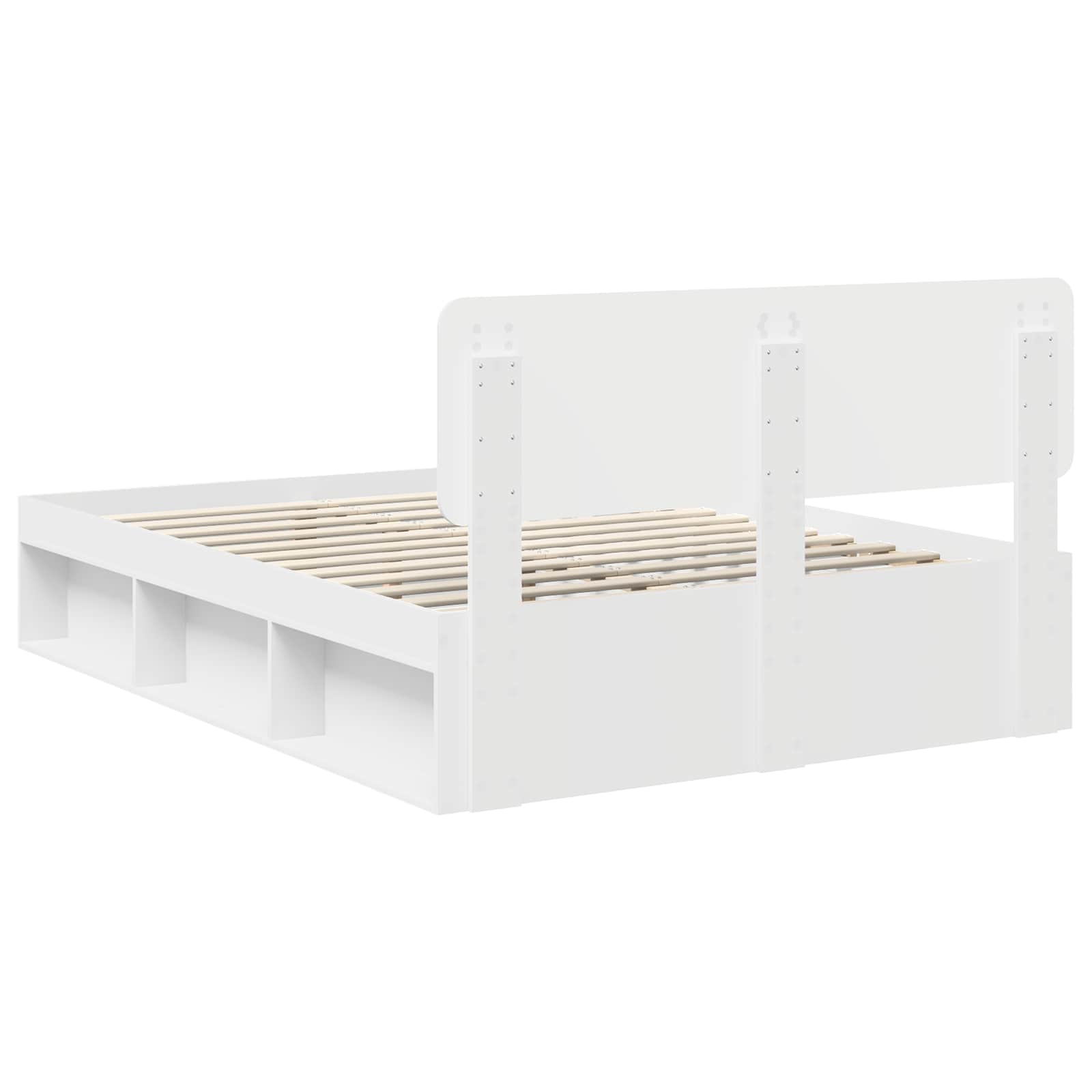 Struttura del letto Bianco 140 x 200 cm Pino massello | homemem39