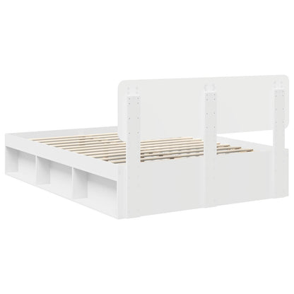 Struttura del letto Bianco 140 x 200 cm Pino massello | homemem39