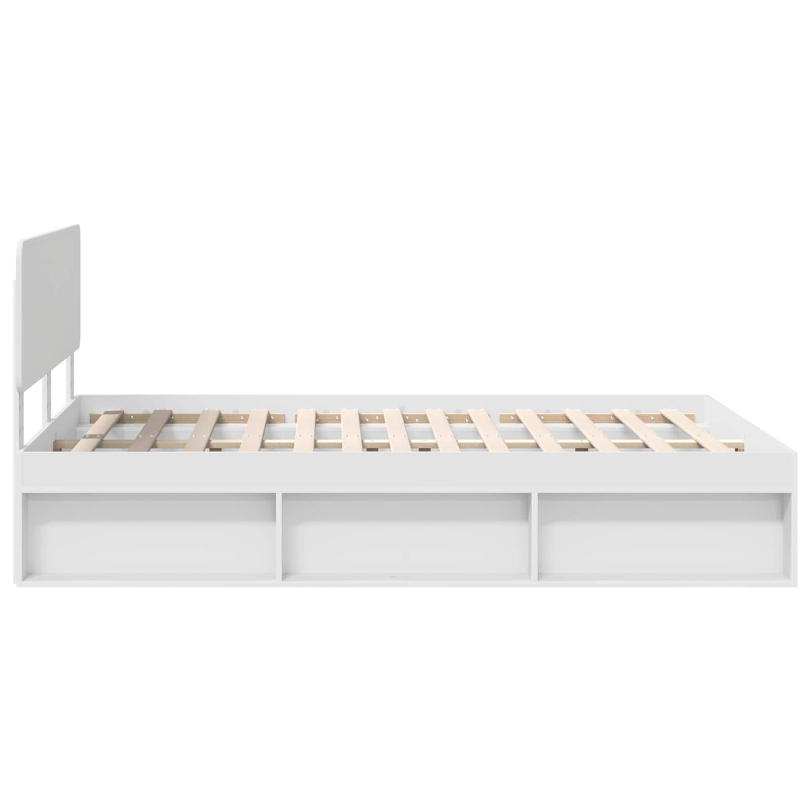 Struttura del letto Bianco 140 x 200 cm Pino massello | homemem39