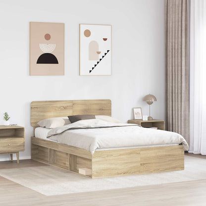 Struttura del letto Sonoma 140 x 200 cm Pino massello | homemem39