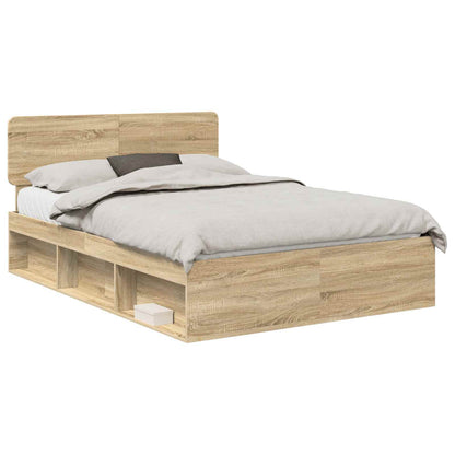 Struttura del letto Sonoma 140 x 190 cm Pino massello | homemem39