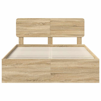 Struttura del letto Sonoma 140 x 190 cm Pino massello | homemem39