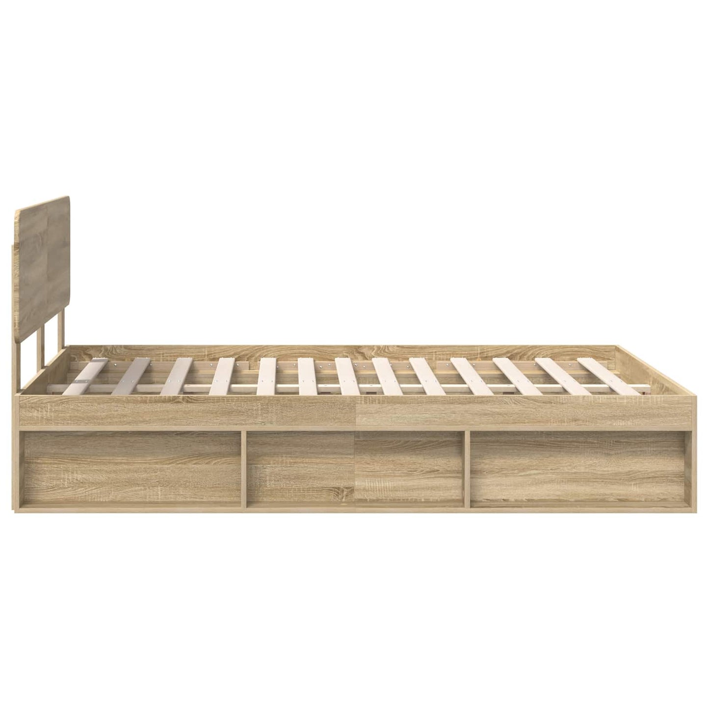 Struttura del letto Sonoma 140 x 190 cm Pino massello | homemem39