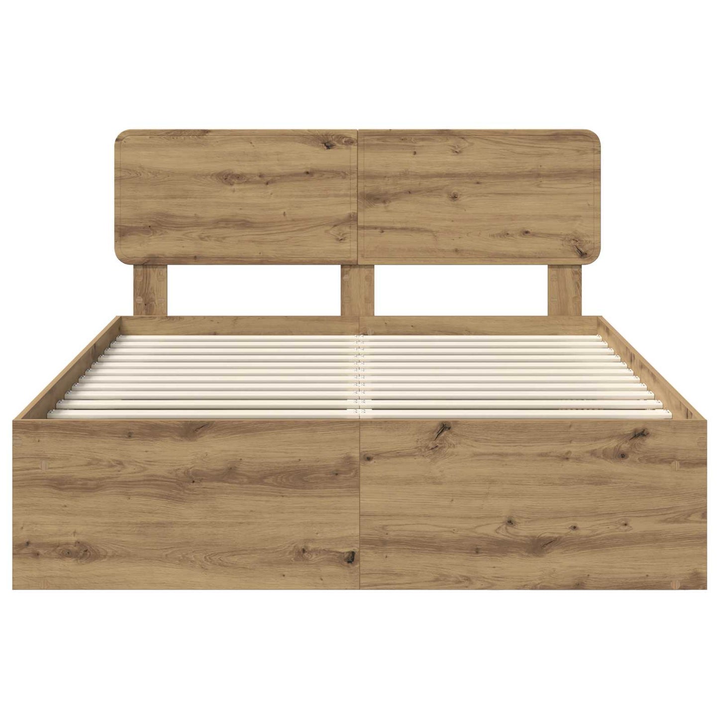 Struttura del letto Rovere Artigianale 140 x 190 cm | homemem39