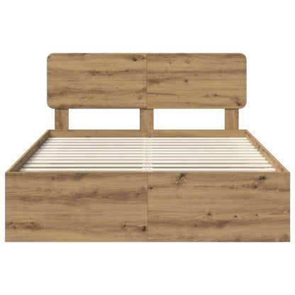 Struttura del letto Rovere Artigianale 140 x 190 cm | homemem39