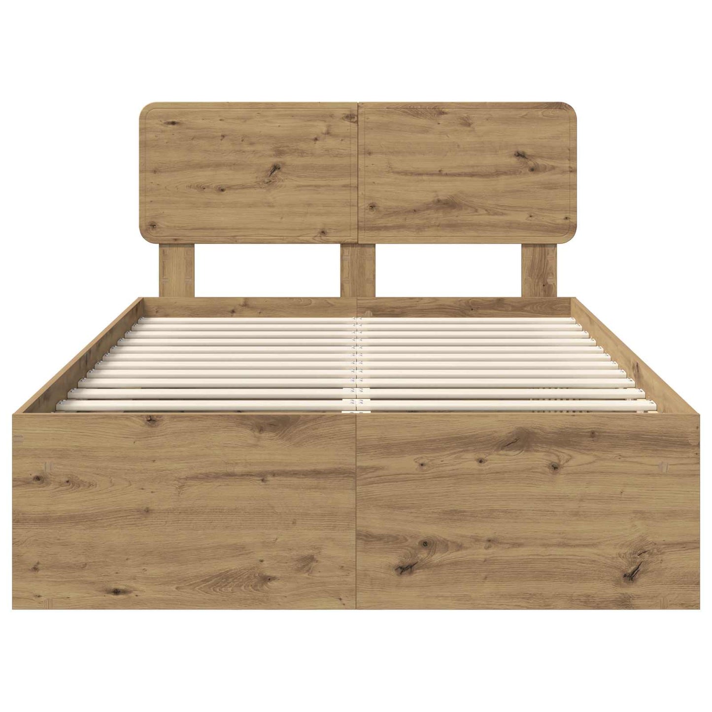 Struttura del letto Rovere Artigianale 135 x 190 cm | homemem39