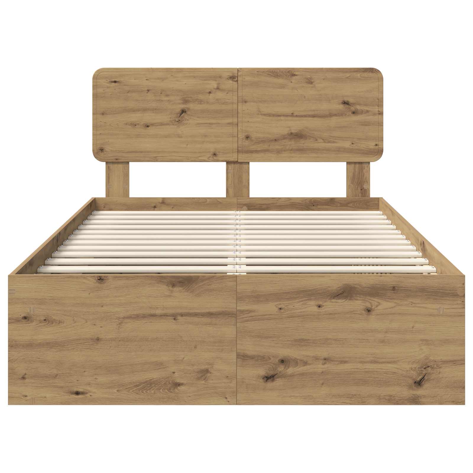 Struttura del letto Rovere Artigianale 135 x 190 cm | homemem39