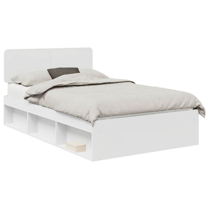 Struttura del letto Bianco 120 x 200 cm Pino massello | homemem39