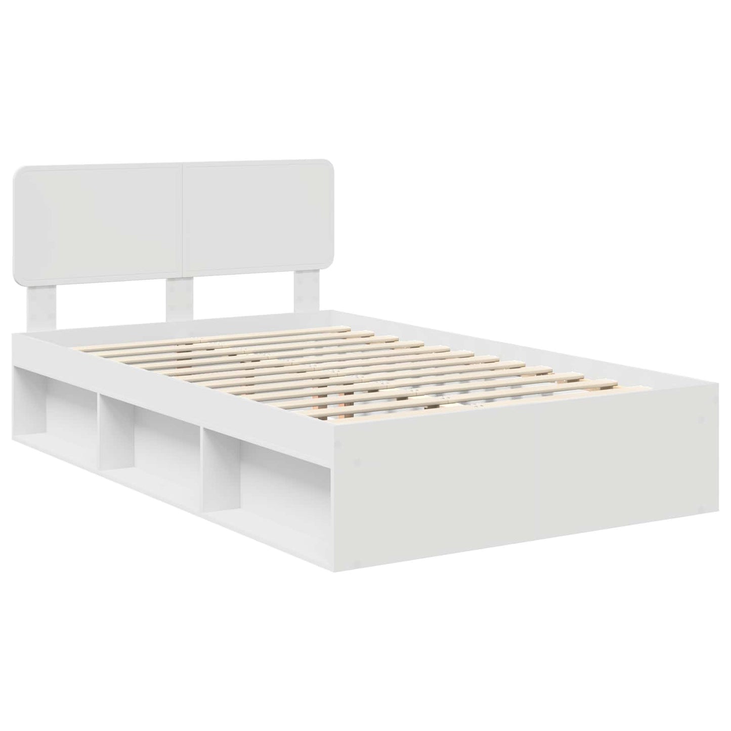 Struttura del letto Bianco 120 x 200 cm Pino massello | homemem39