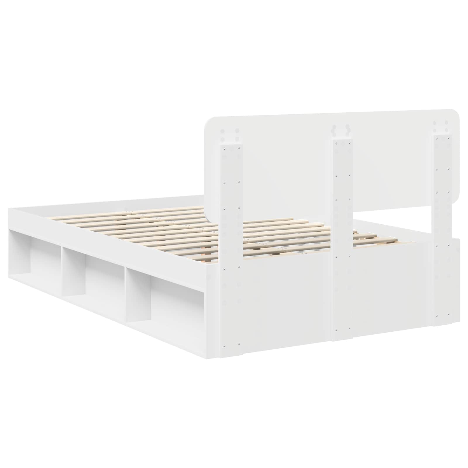 Struttura del letto Bianco 120 x 200 cm Pino massello | homemem39