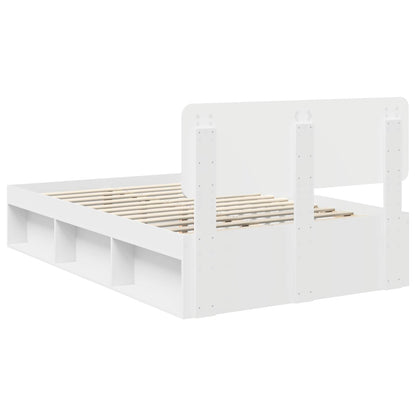 Struttura del letto Bianco 120 x 200 cm Pino massello | homemem39