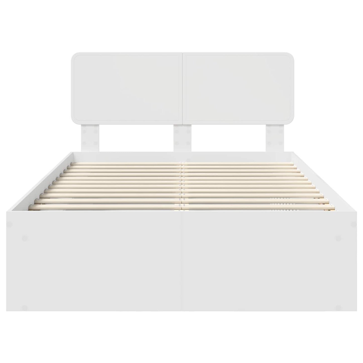 Struttura del letto Bianco 120 x 200 cm Pino massello | homemem39