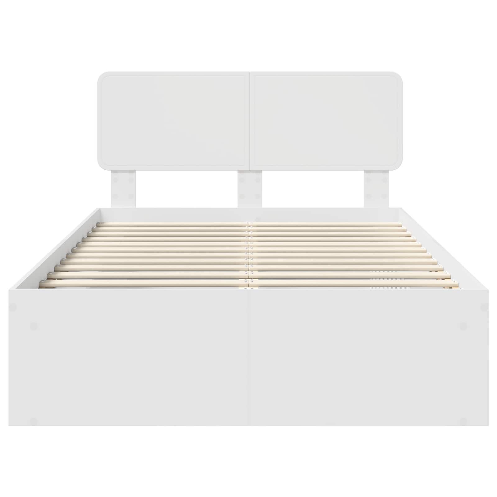 Struttura del letto Bianco 120 x 200 cm Pino massello | homemem39