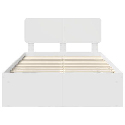 Struttura del letto Bianco 120 x 200 cm Pino massello | homemem39