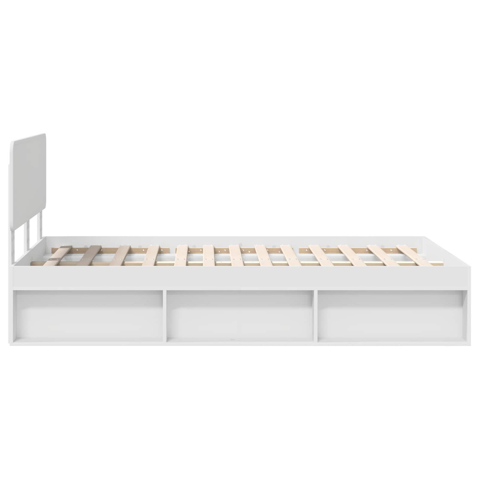 Struttura del letto Bianco 120 x 200 cm Pino massello | homemem39