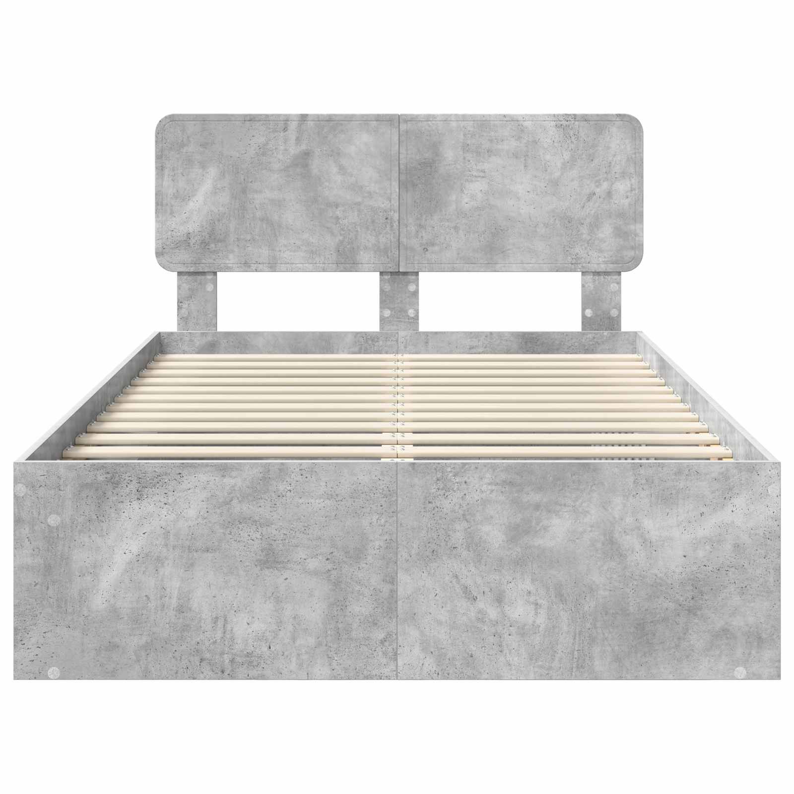 Struttura del letto Calcestruzzo 120 x 200 cm Pino massello | homemem39