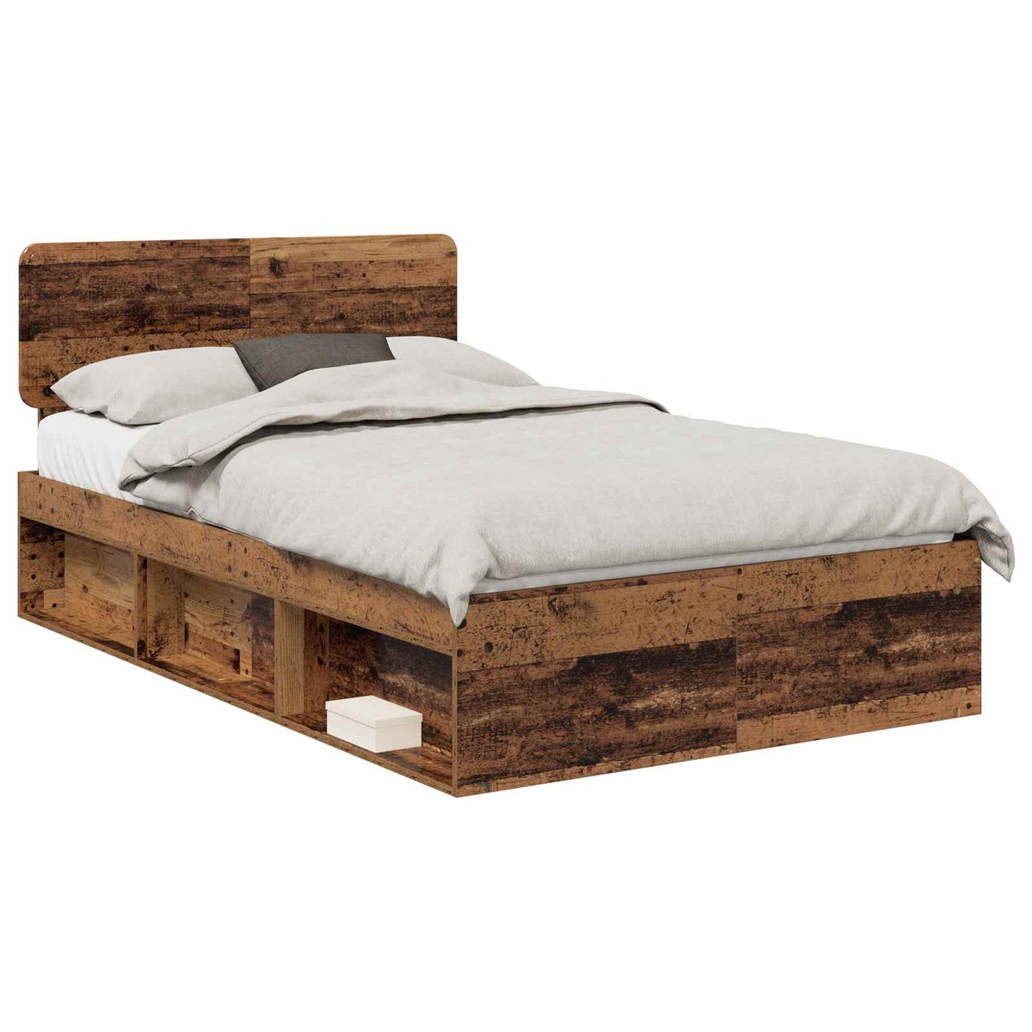 Struttura del letto Legno vecchio 120 x 200 cm Pino massello | homemem39