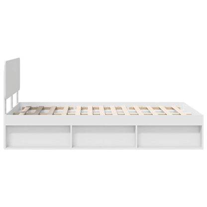 Struttura del letto Bianco 120 x 190 cm Pino massello | homemem39