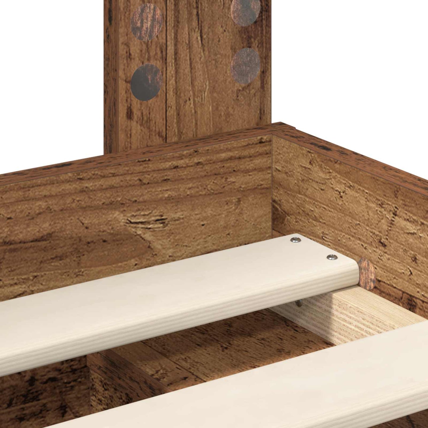 Struttura del letto Legno vecchio 120 x 190 cm Pino massello | homemem39