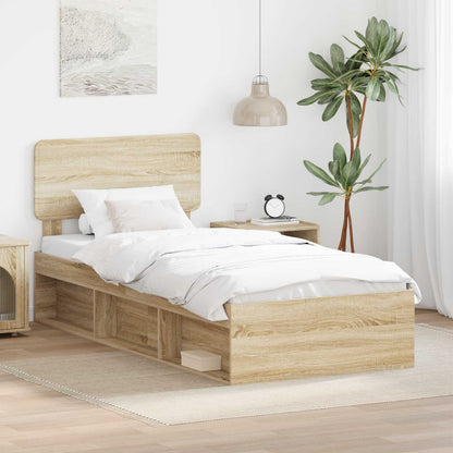 Struttura del letto Sonoma 90 x 190 cm Pino massello | homemem39