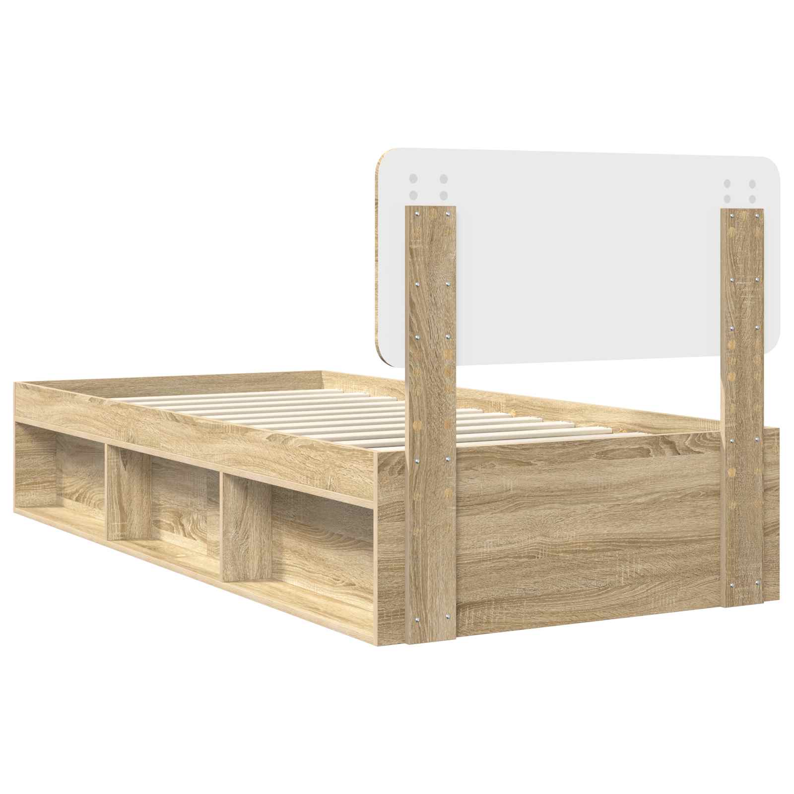 Struttura del letto Sonoma 90 x 190 cm Pino massello | homemem39