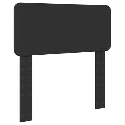 Struttura del letto con testiera Nero 75 x 190 cm Pino massello | homemem39