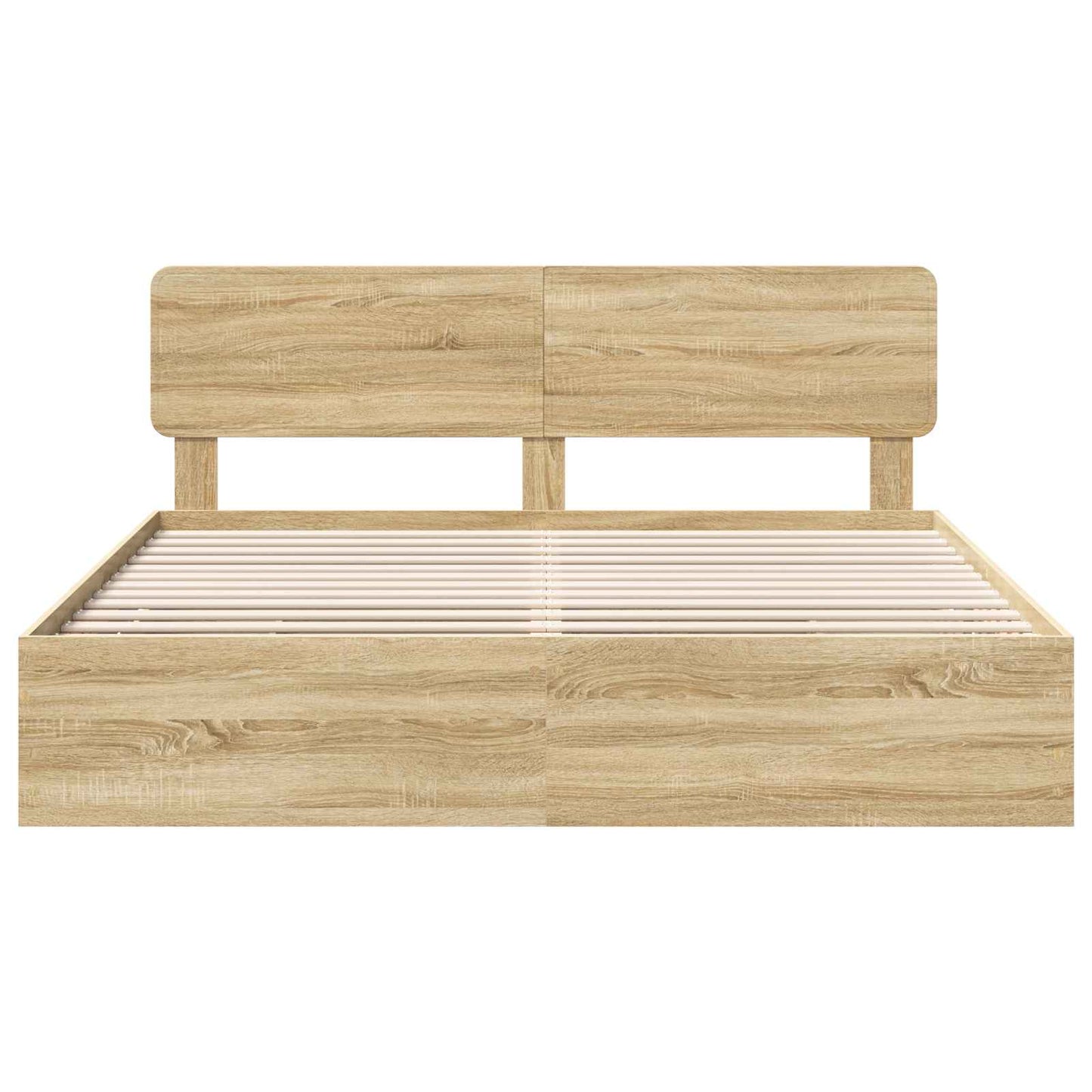 Struttura del letto con cassetto Rovere Sonoma 200 x 200 cm | homemem39