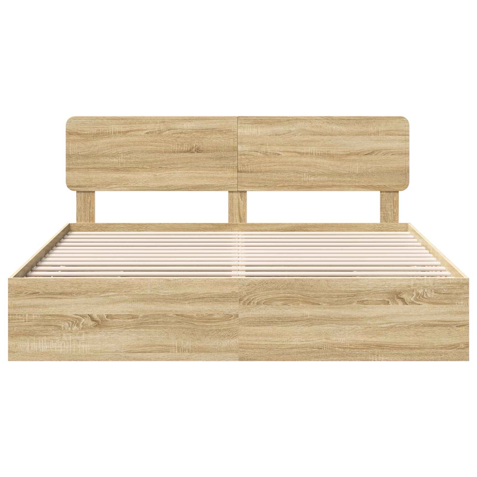 Struttura del letto con cassetto Rovere Sonoma 200 x 200 cm | homemem39