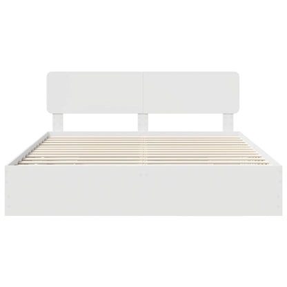 Struttura del letto Bianco 180 x 200 cm Legno ingegnerizzato | homemem39