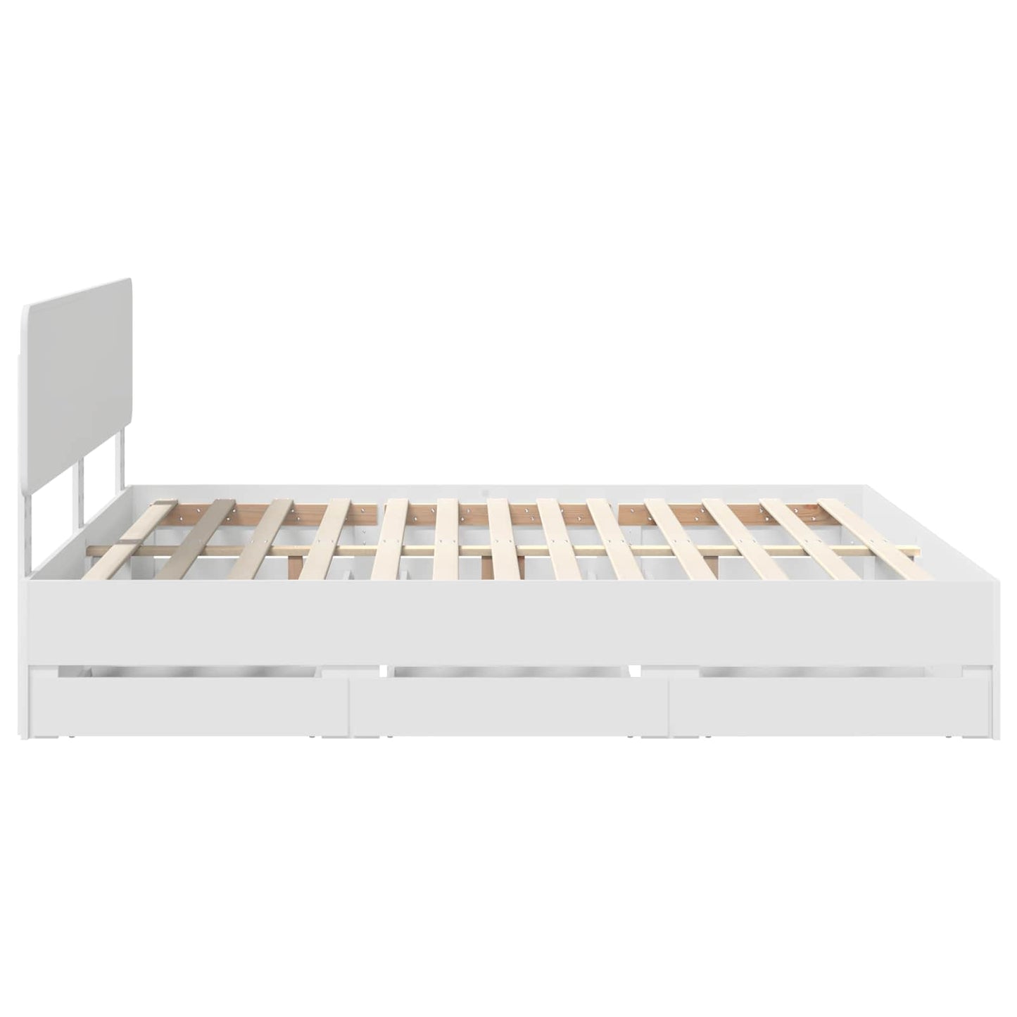 Struttura del letto Bianco 180 x 200 cm Legno ingegnerizzato | homemem39