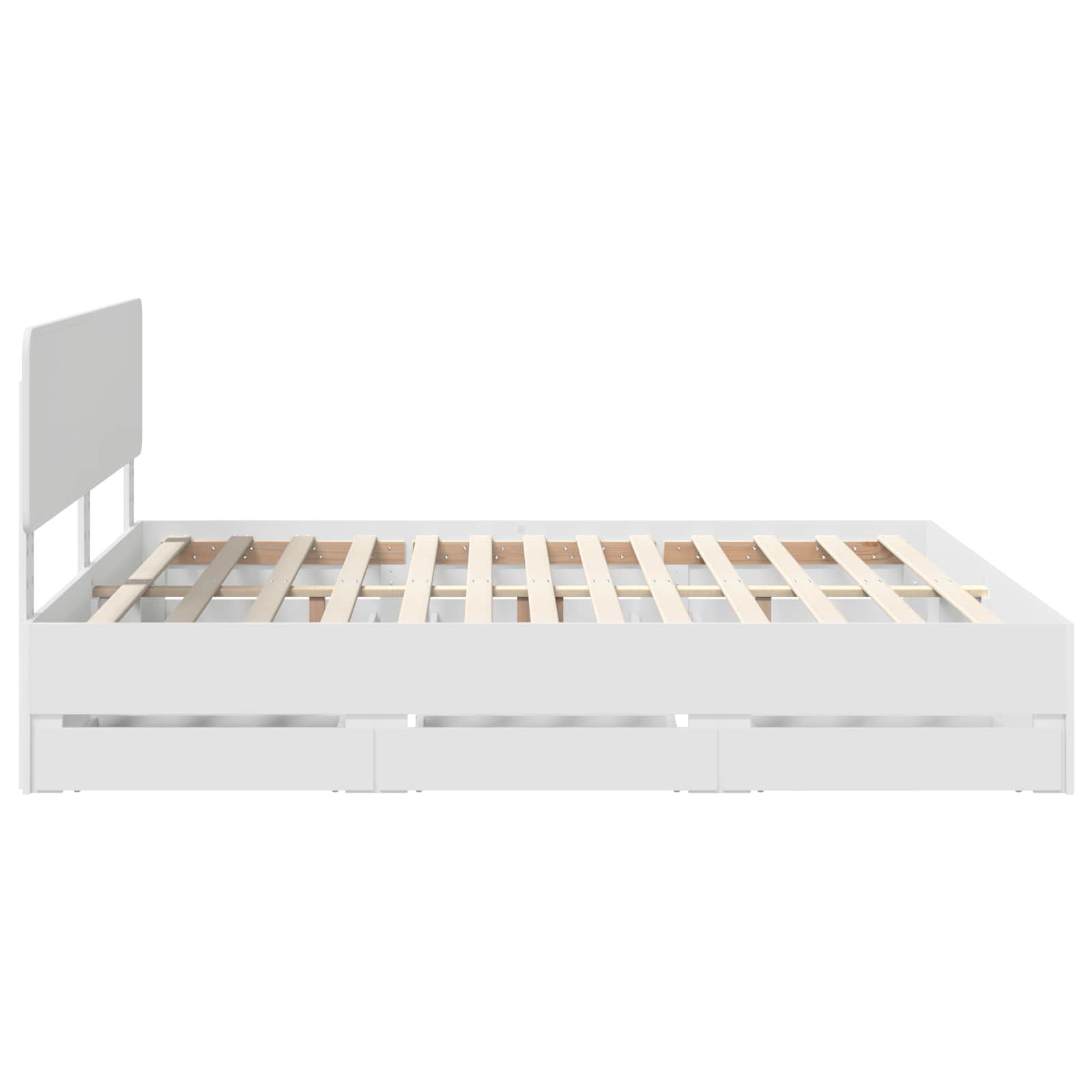 Struttura del letto Bianco 180 x 200 cm Legno ingegnerizzato | homemem39