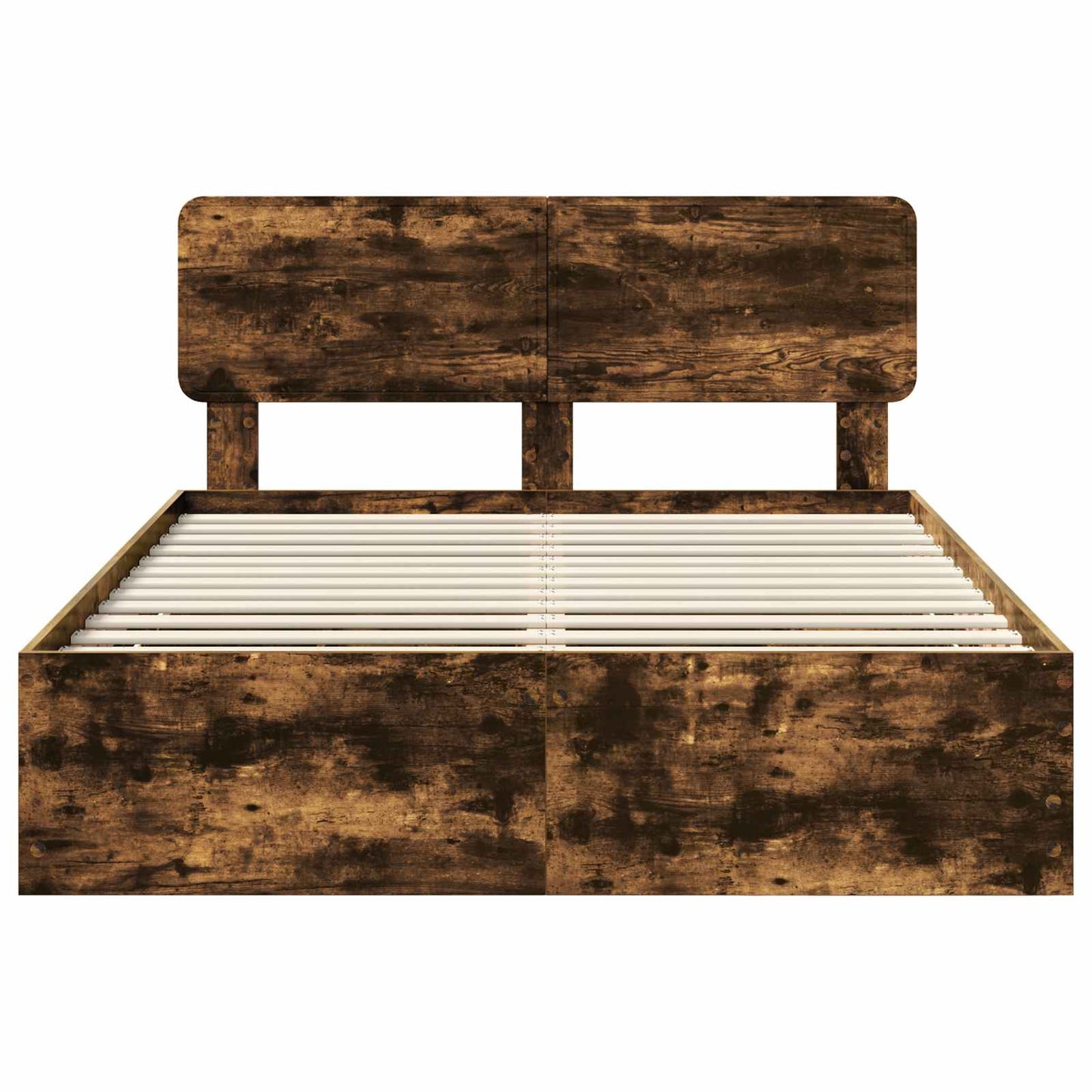 Struttura del letto Quercia Affumicata 140 x 190 cm | homemem39