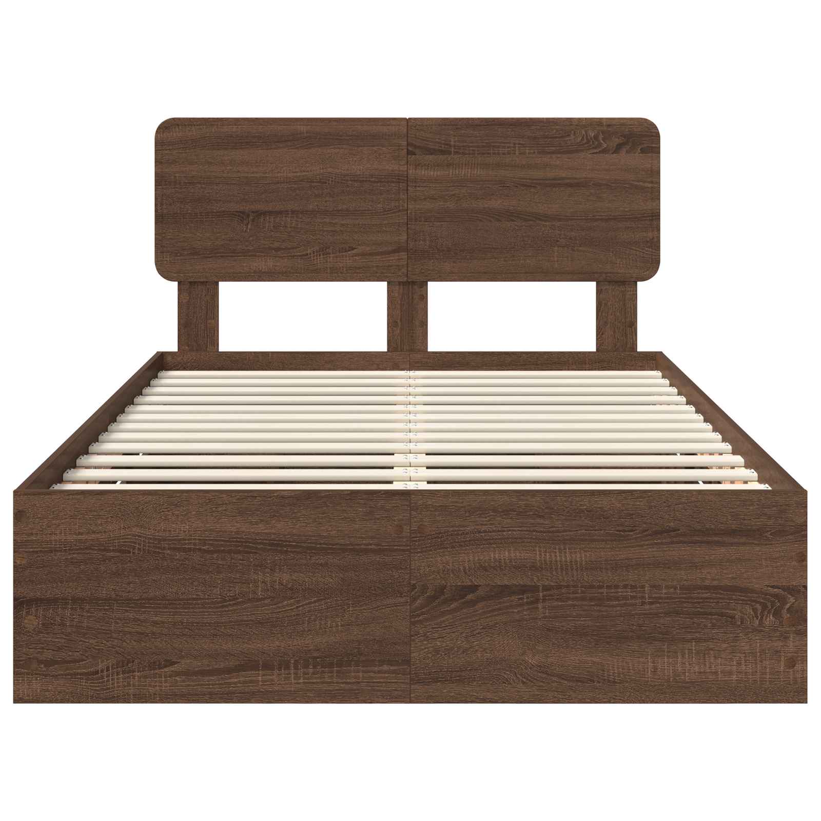Struttura del letto con cassetto Quercia marrone 135 x 190 cm | homemem39