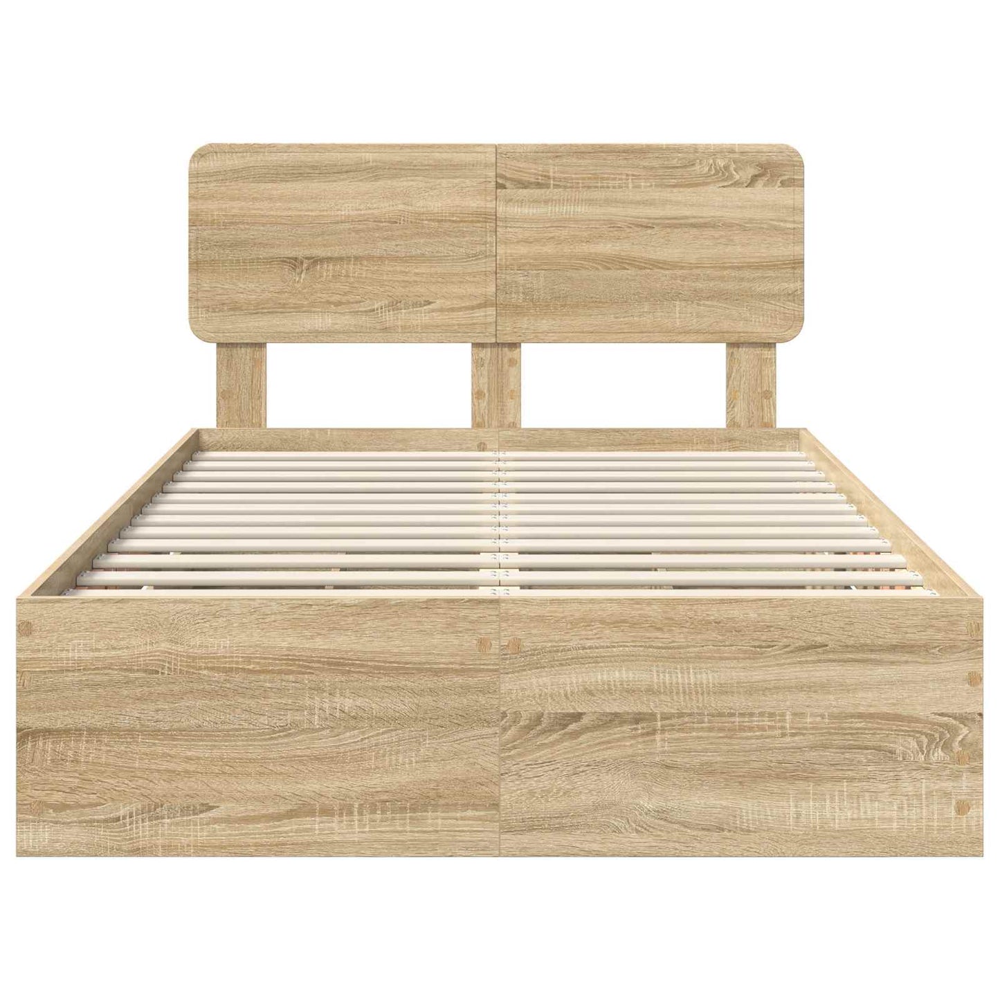 Struttura del letto con cassetto Rovere Sonoma 120 x 200 cm