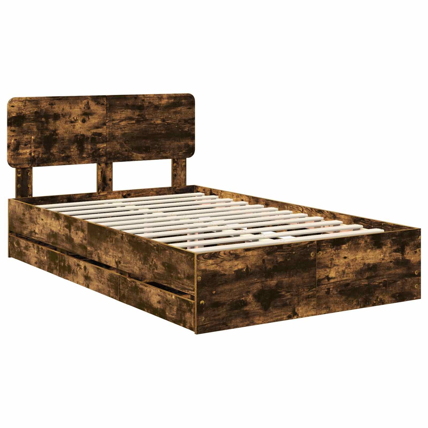 Struttura del letto Quercia Affumicata 120 x 200 cm | homemem39