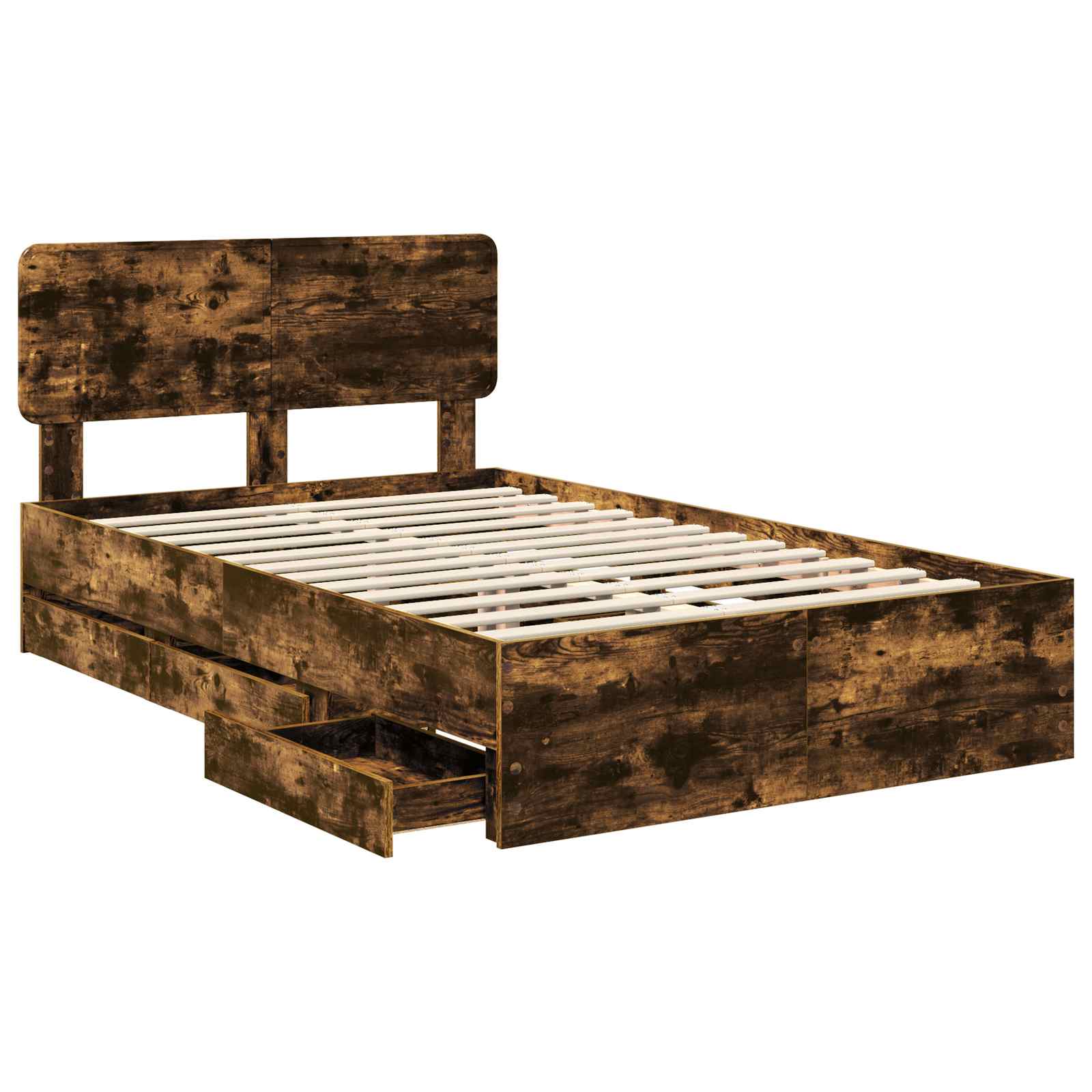 Struttura del letto Quercia Affumicata 120 x 200 cm | homemem39