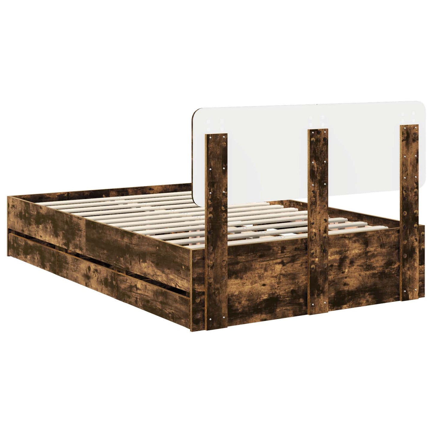 Struttura del letto Quercia Affumicata 120 x 200 cm | homemem39