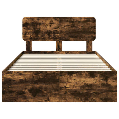 Struttura del letto Quercia Affumicata 120 x 200 cm | homemem39