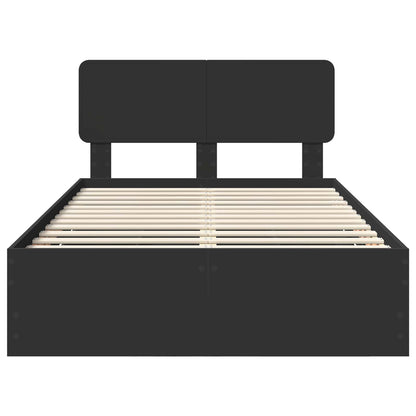 Struttura del letto Nero 120 x 200 cm Legno Ingegnerizzato