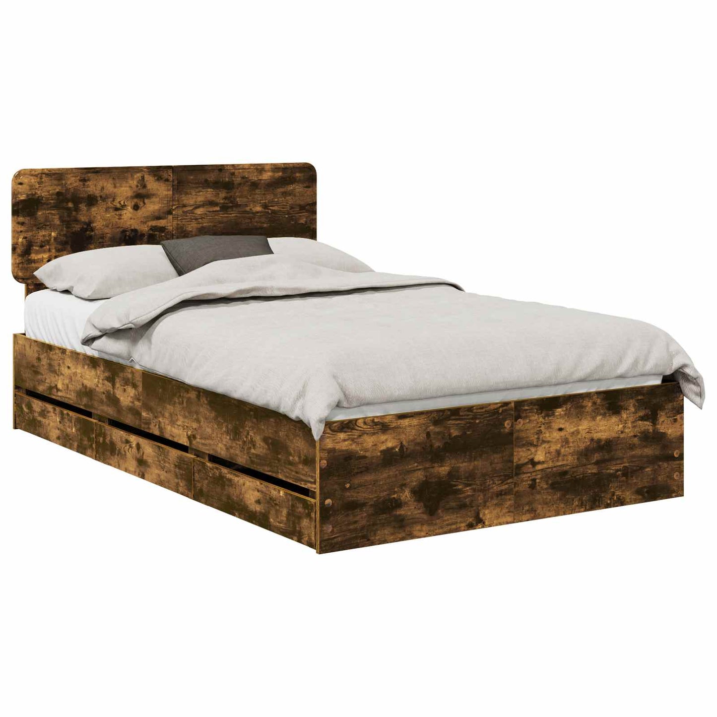Struttura del letto Quercia Affumicata 120 x 190 cm | homemem39