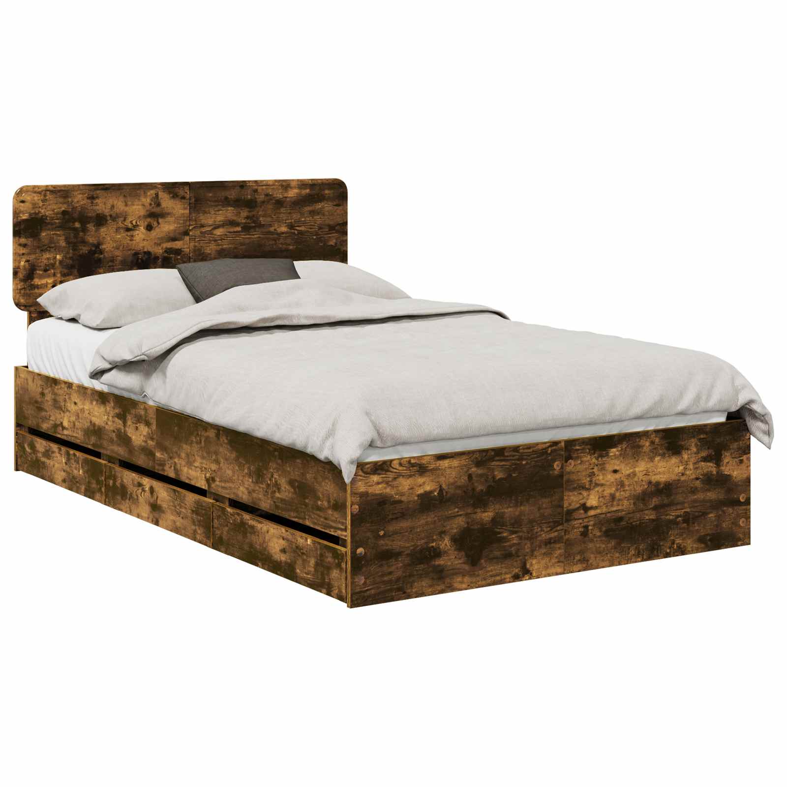 Struttura del letto Quercia Affumicata 120 x 190 cm | homemem39