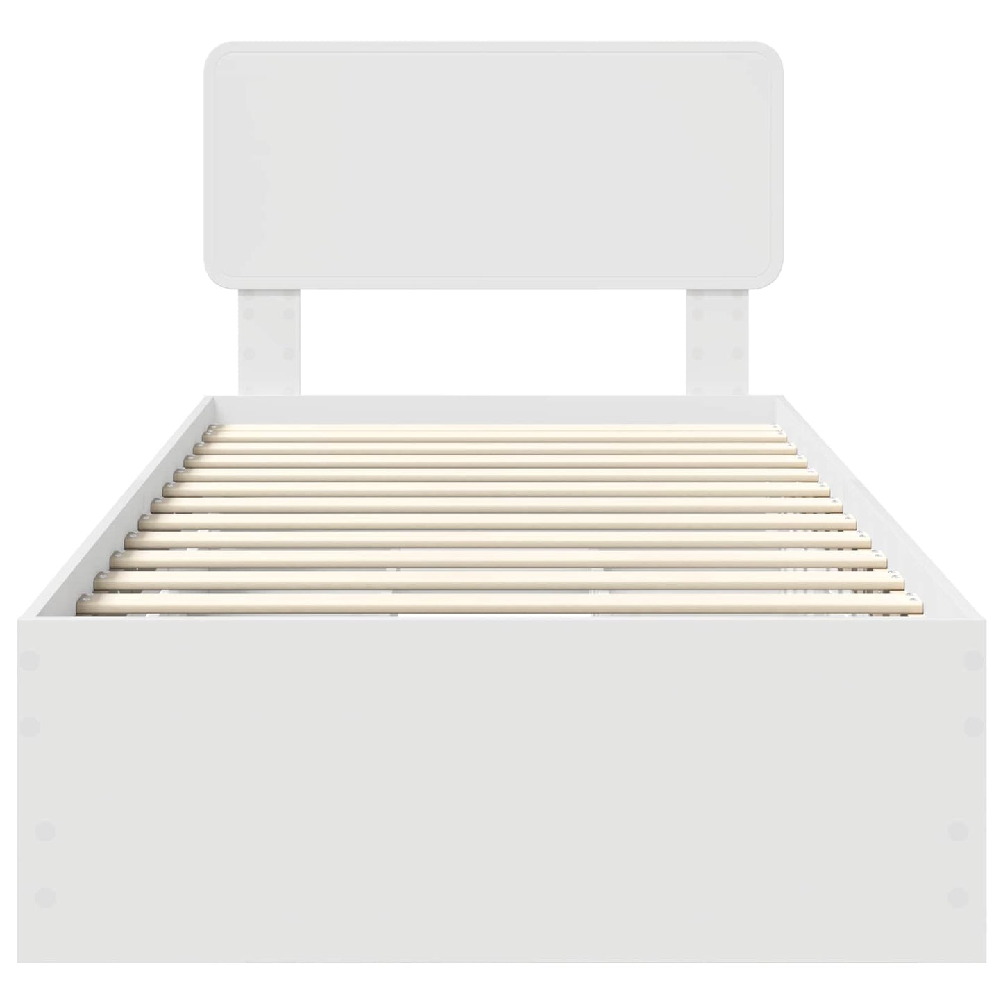 Struttura del letto Bianco 90 x 190 cm Legno Ingegnerizzato