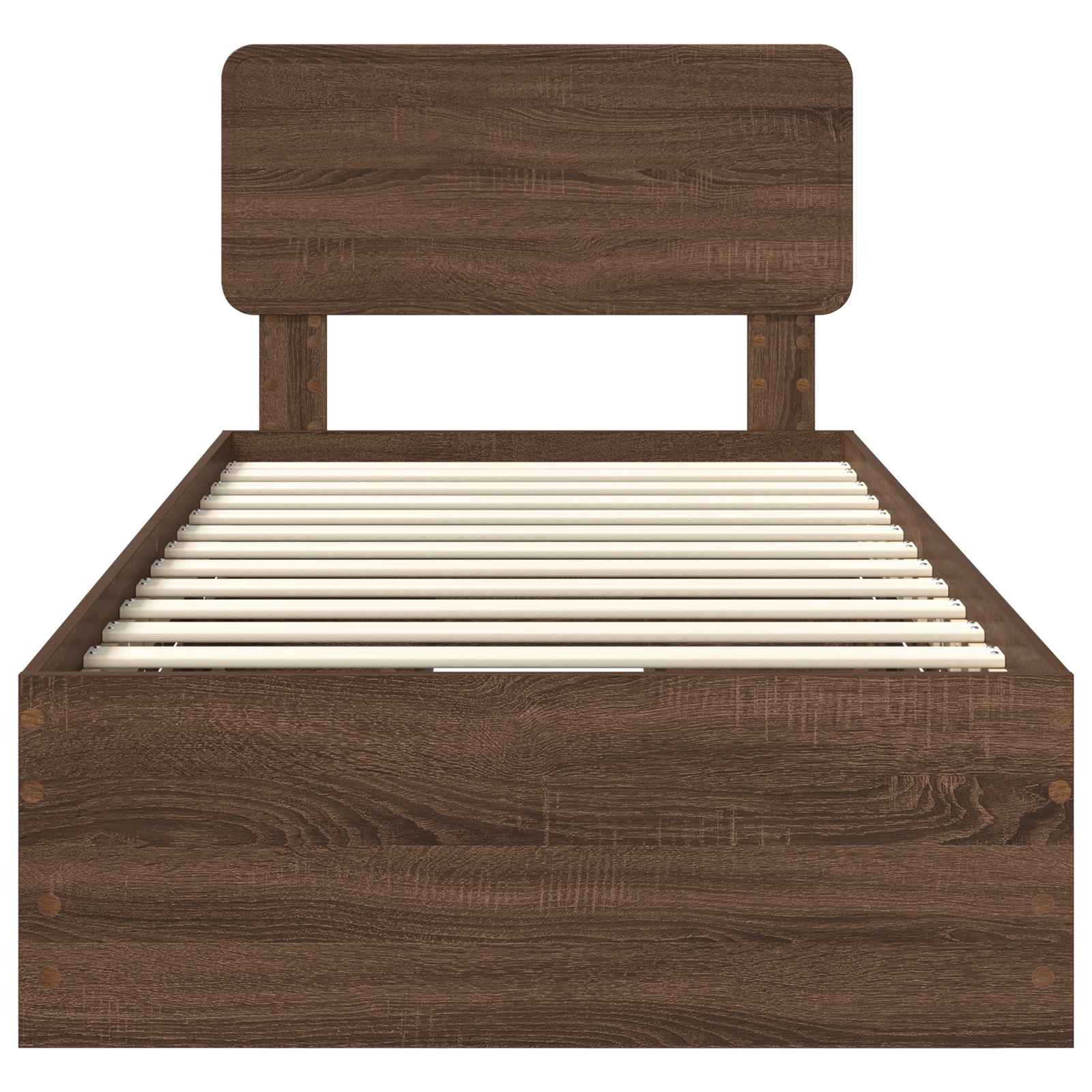 Struttura del letto con cassetto Quercia marrone 90 x 190 cm | homemem39