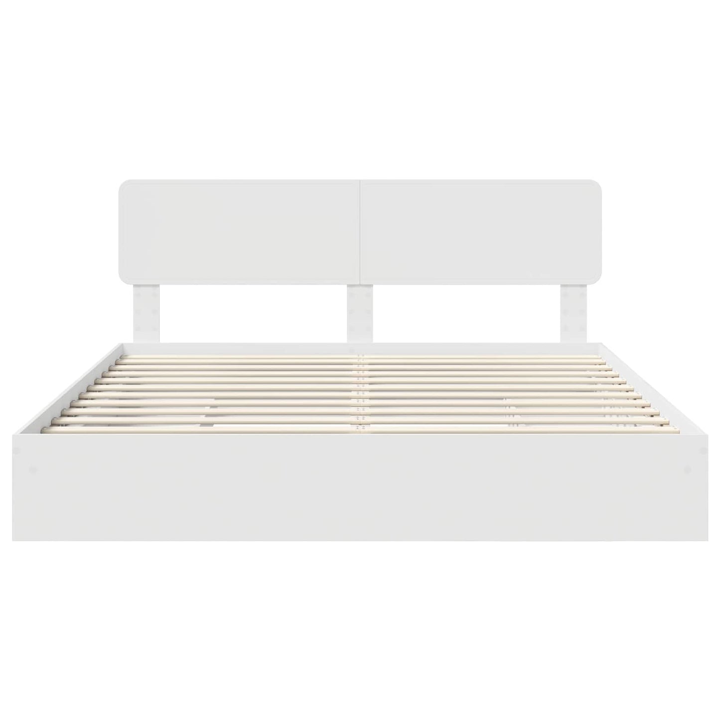 Letto con Contenitore Bianco 180 x 200 cm Legno multistrato | homemem39