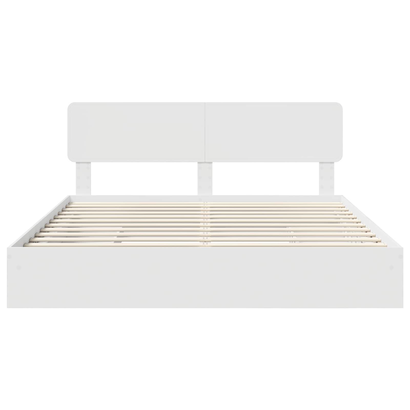 Letto con Contenitore Bianco 180 x 200 cm Legno multistrato | homemem39
