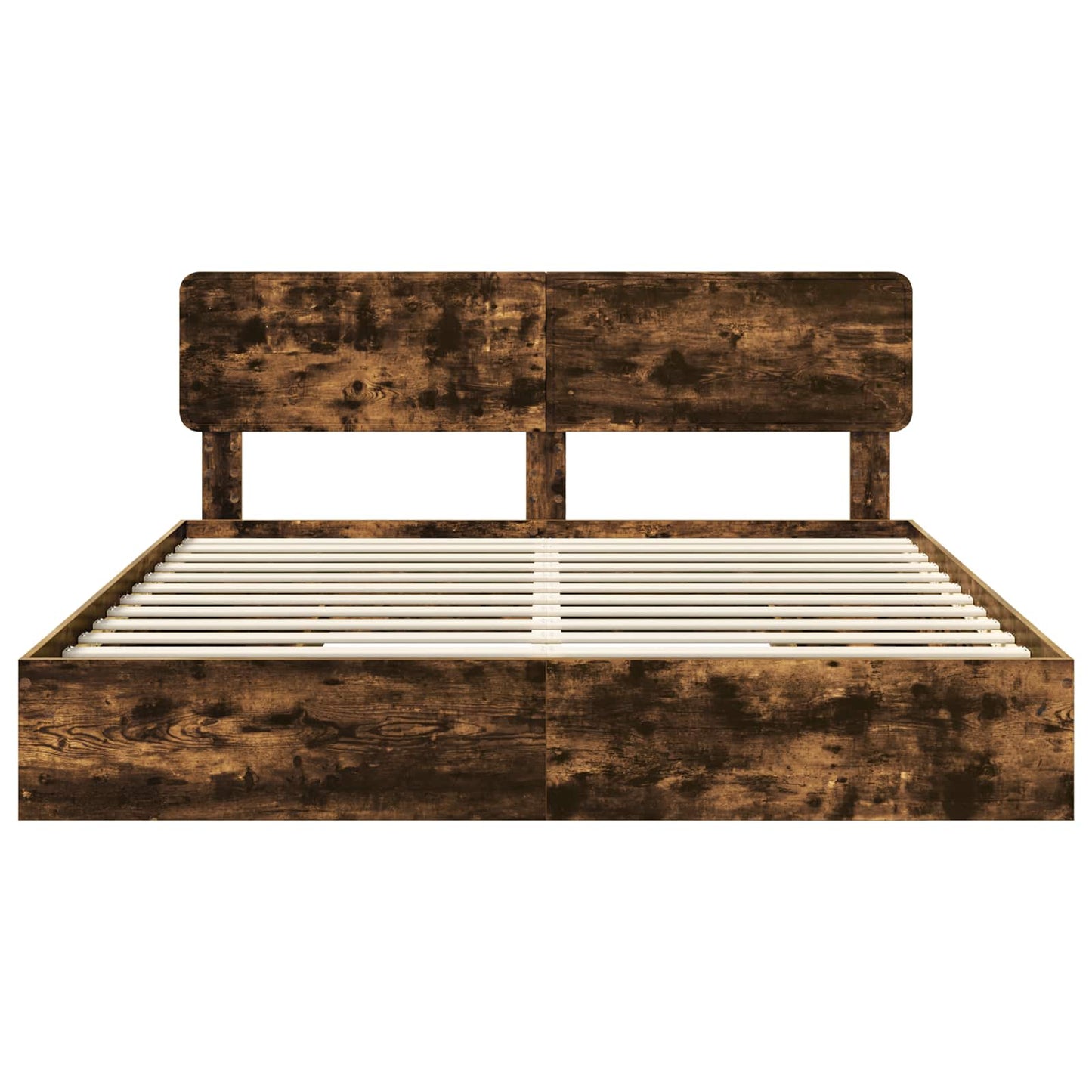 Letto con Contenitore con testiera Rovere fumé 180 x 200 cm | homemem39