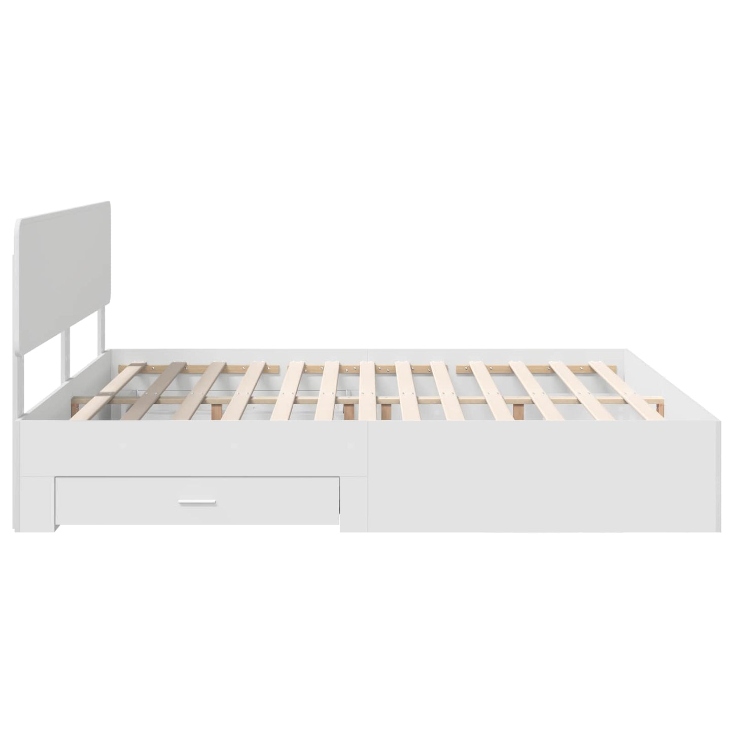 Struttura del letto Bianco 180 x 200 cm Legno multistrato | homemem39