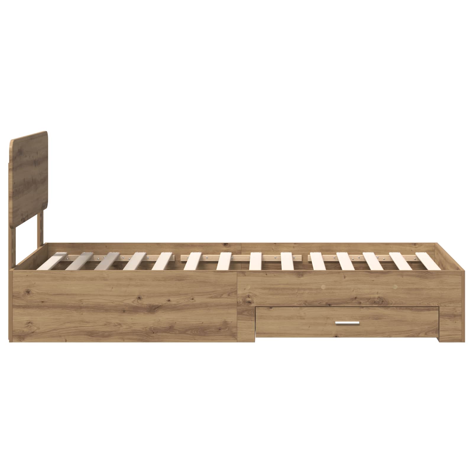 Struttura del letto Rovere artigianale 100 x 200 cm | homemem39
