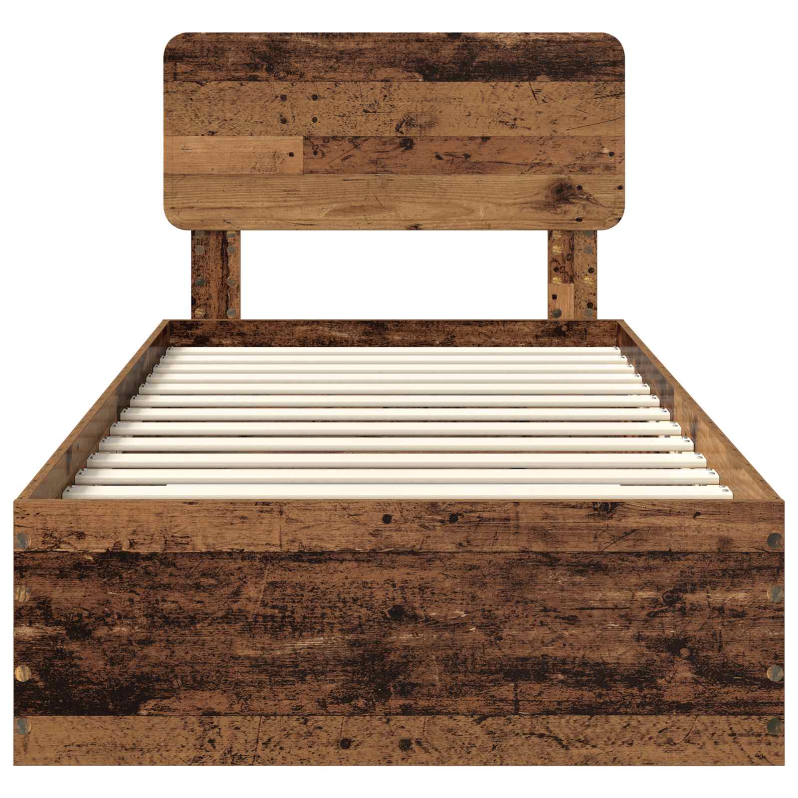 Struttura del letto Legno vecchio 90 x 200 cm Legno multistrato | homemem39