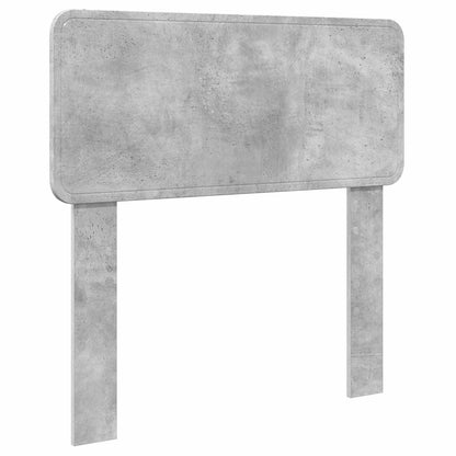 Struttura del letto con testiera Grigio cemento 70 x 190 cm | homemem39